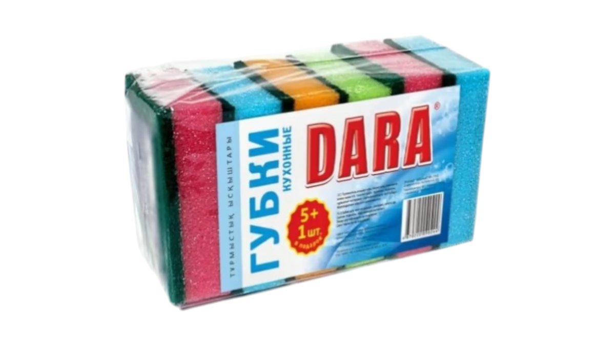 Губка Dara Кухонные 5+1 80*150 Хт111