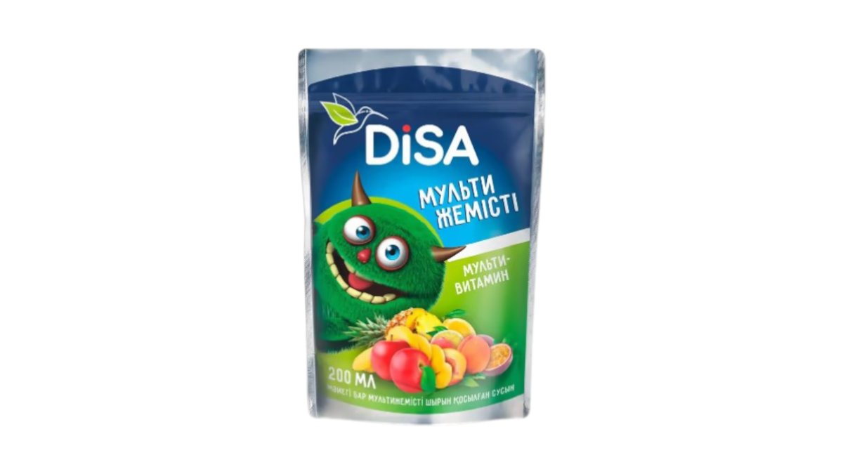 Сок Disa мультивитамин 0.2 л дой-пак