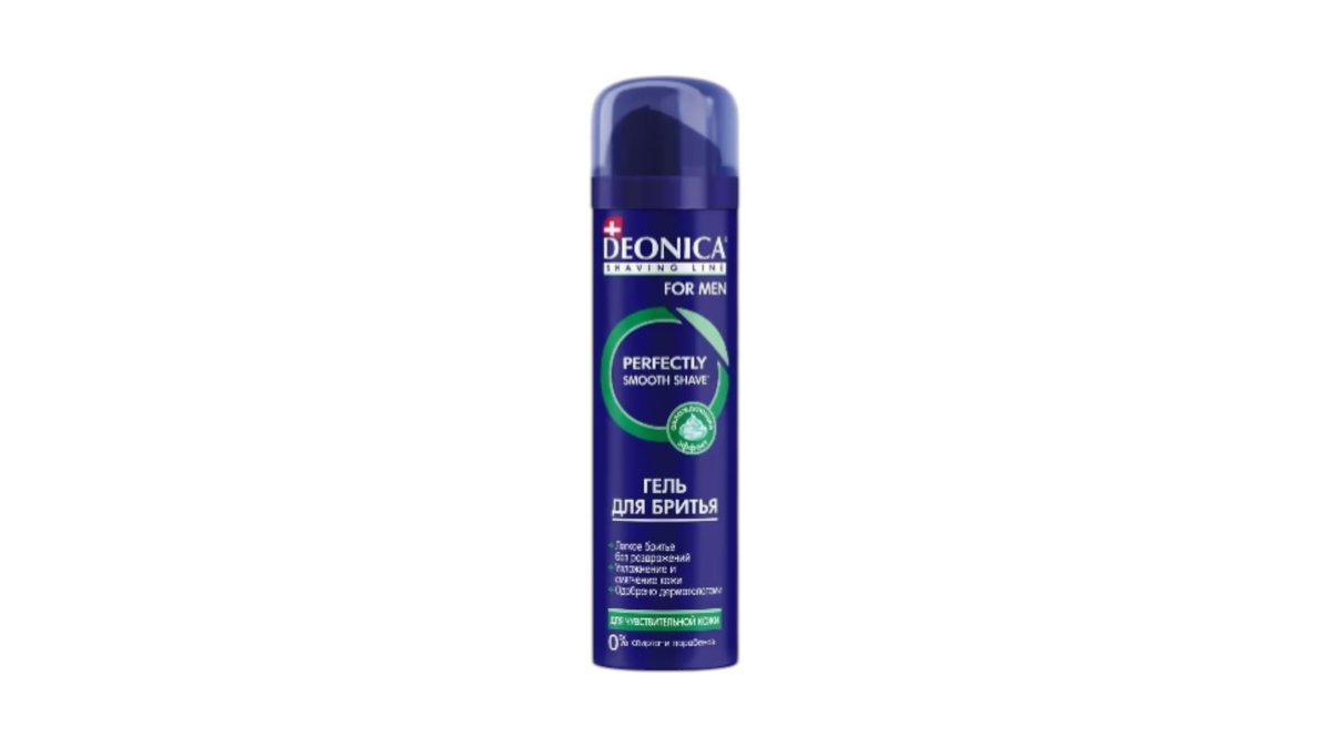 Гель для бритья Deonica for Men чувст. кожи 200 мл