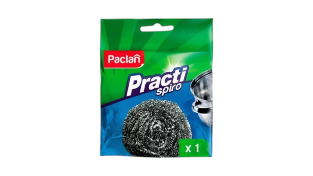 Мочалка металлическая Paclan Practi Spiro 1 шт