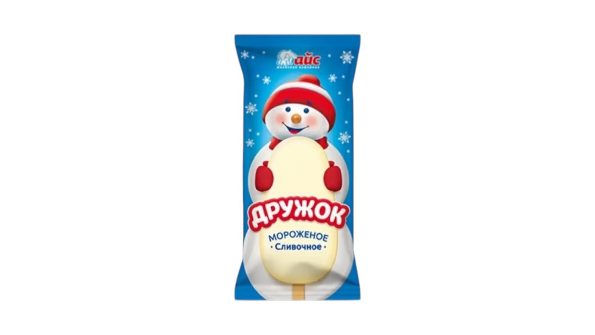 Мороженое Айс Дружок сливочный 65 г стаканчик