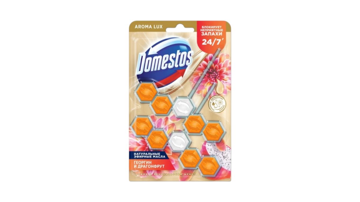 Римблок Domestos Aroma Lux георгин драконий 100 г