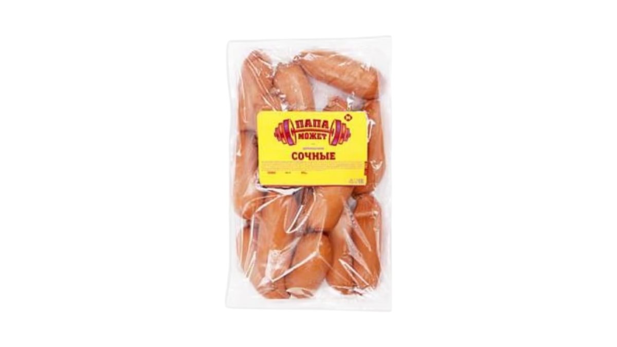 Шпикачки Папа может! сочные вес.