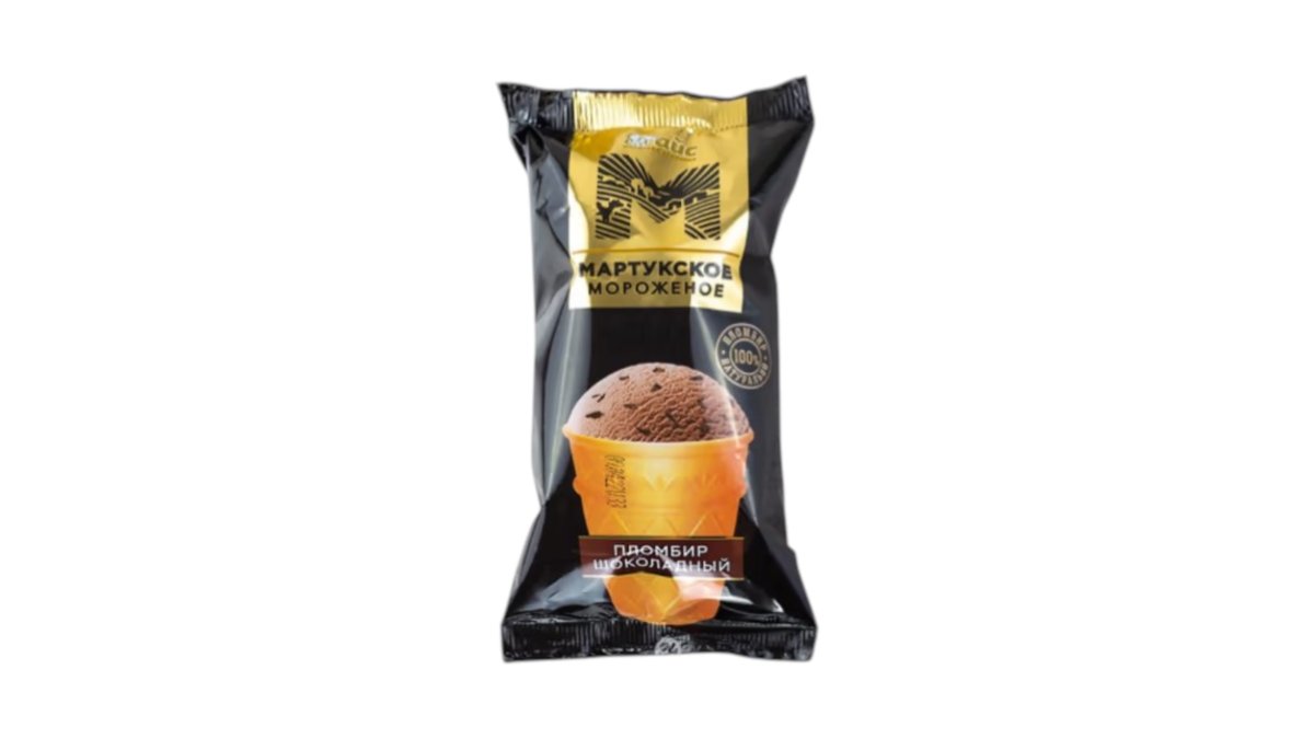 Мороженое Мартукское Пломбир 15% 90 г