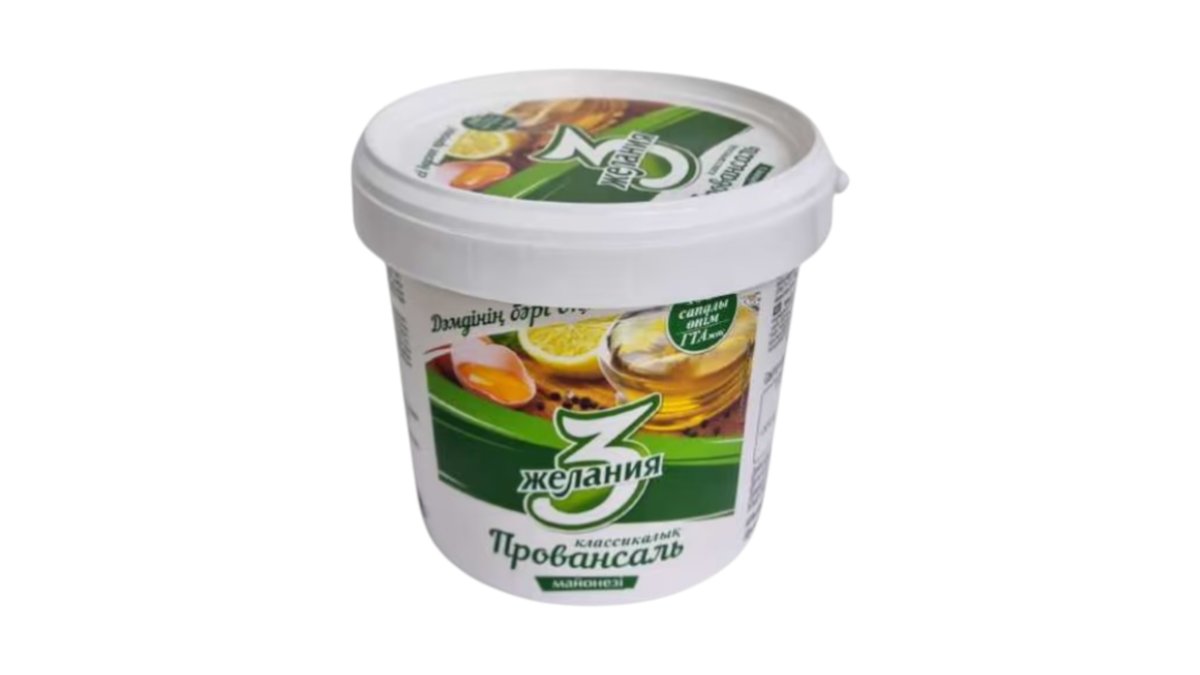 Майонез 3 Желания провансаль 50.5% 800 г ведро