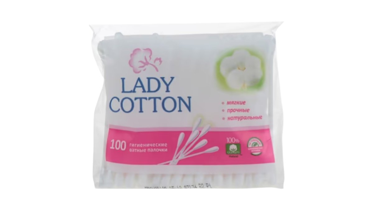 Ватные палочки Lady Cotton Pet 100 шт