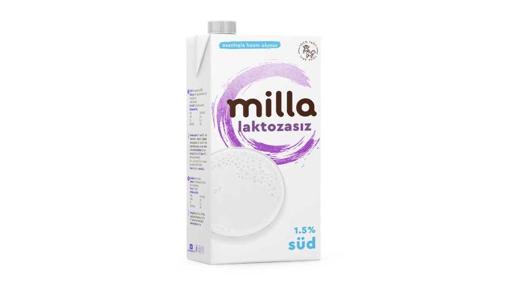 Milla® Laktozsuz Süd 1.5% (1 l.)