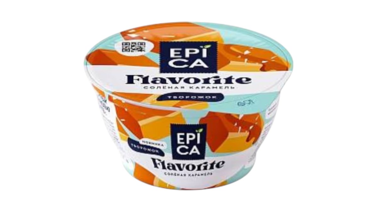 Десерт творожный Epica Flavorite солёная карамель 7.6% 130 г