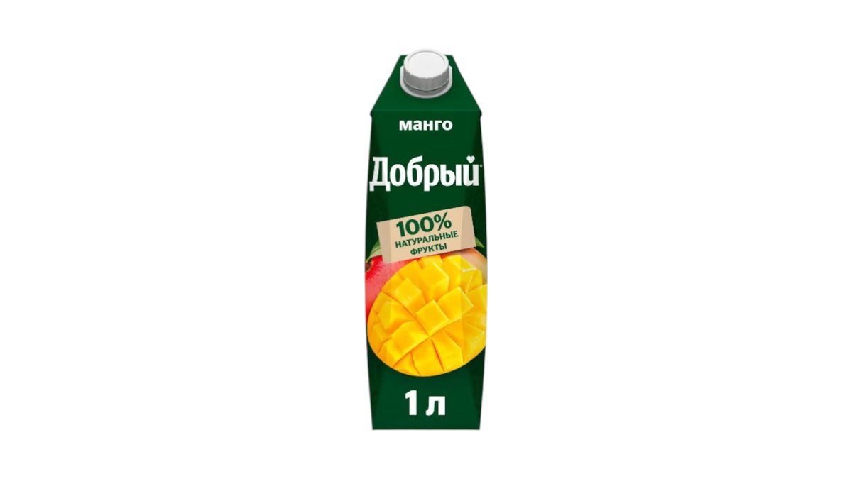 Напиток Добрый сокосодержащий Манго Микс 15% 1 л