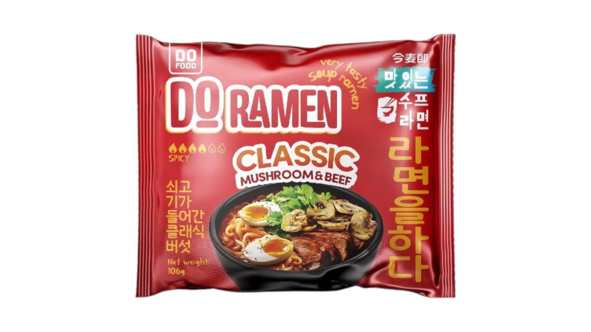 Лапша Do Food Ramen грибы-говядина 109 г