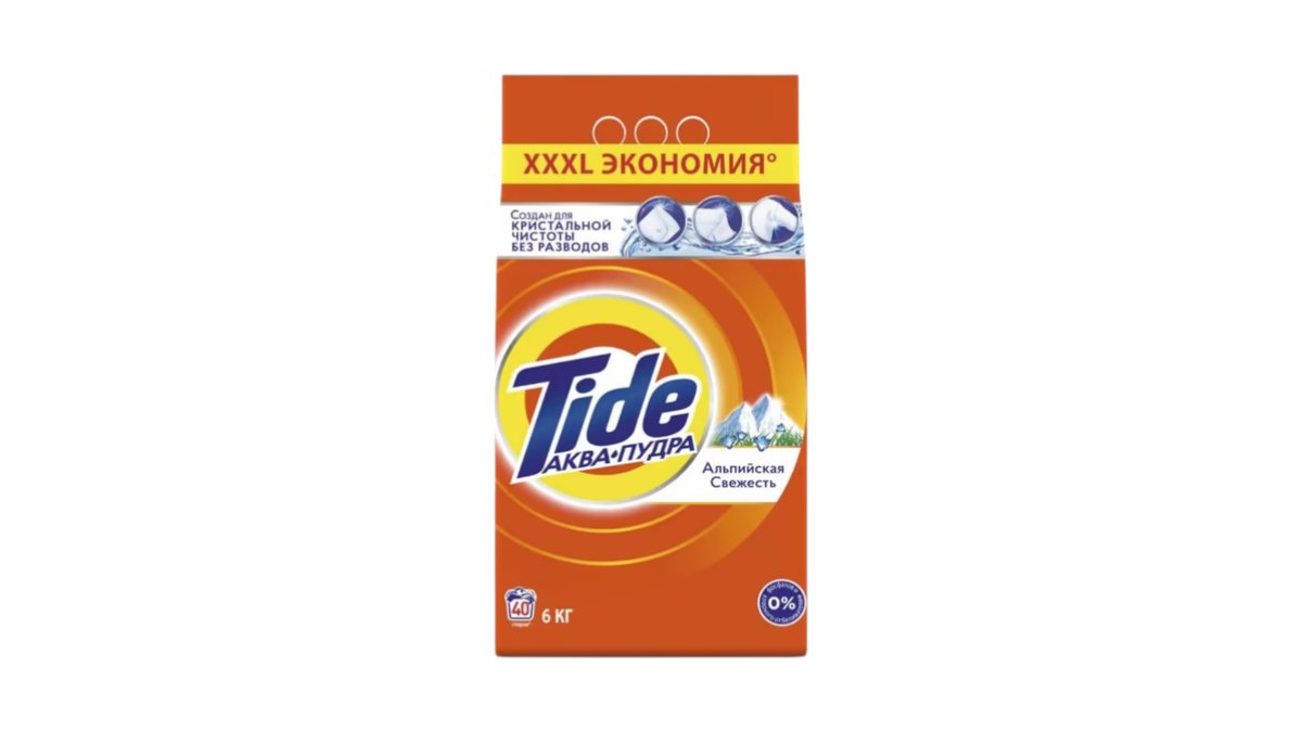 Стиральный порошок Tide альпийская свежесть 6 кг