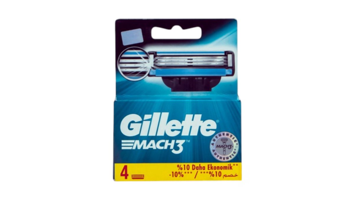 Кассеты для станка Gillette Mach3 4 шт