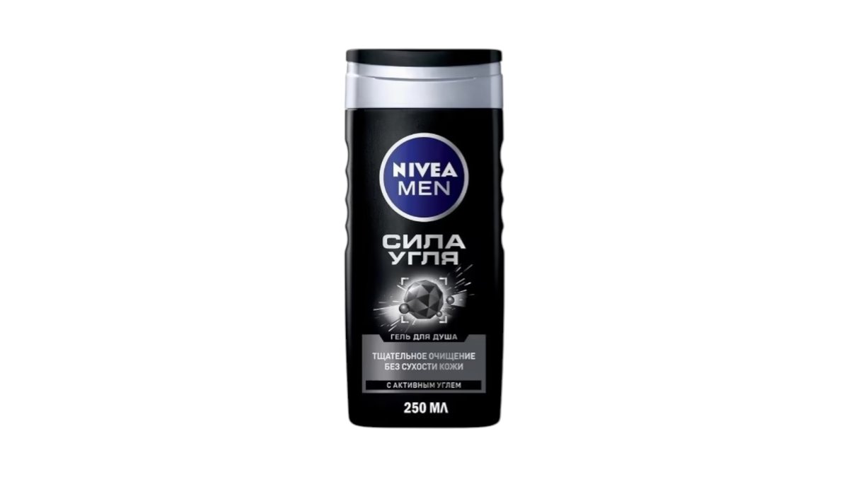 Nivea гель для душа nivea men сила угля 250 мл