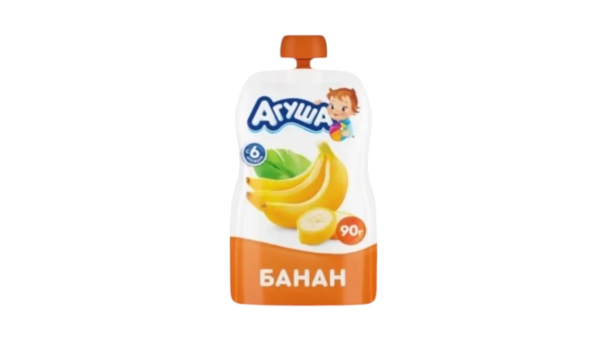 Пюре Агуша я сам банан с 6 месяцев 90 г