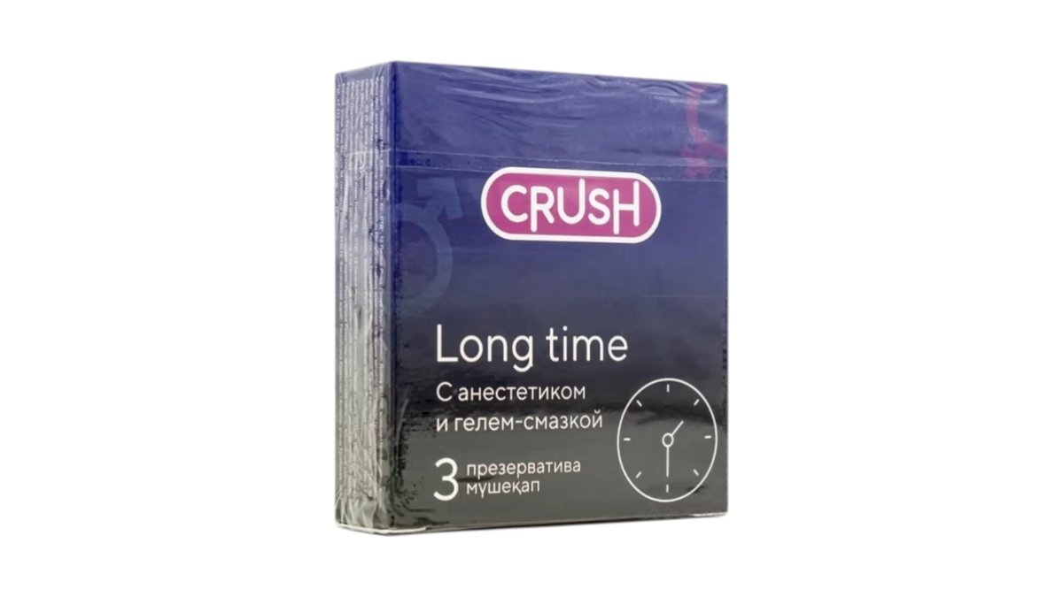 Презервативы Crush Long Time с анестетиком 3 шт