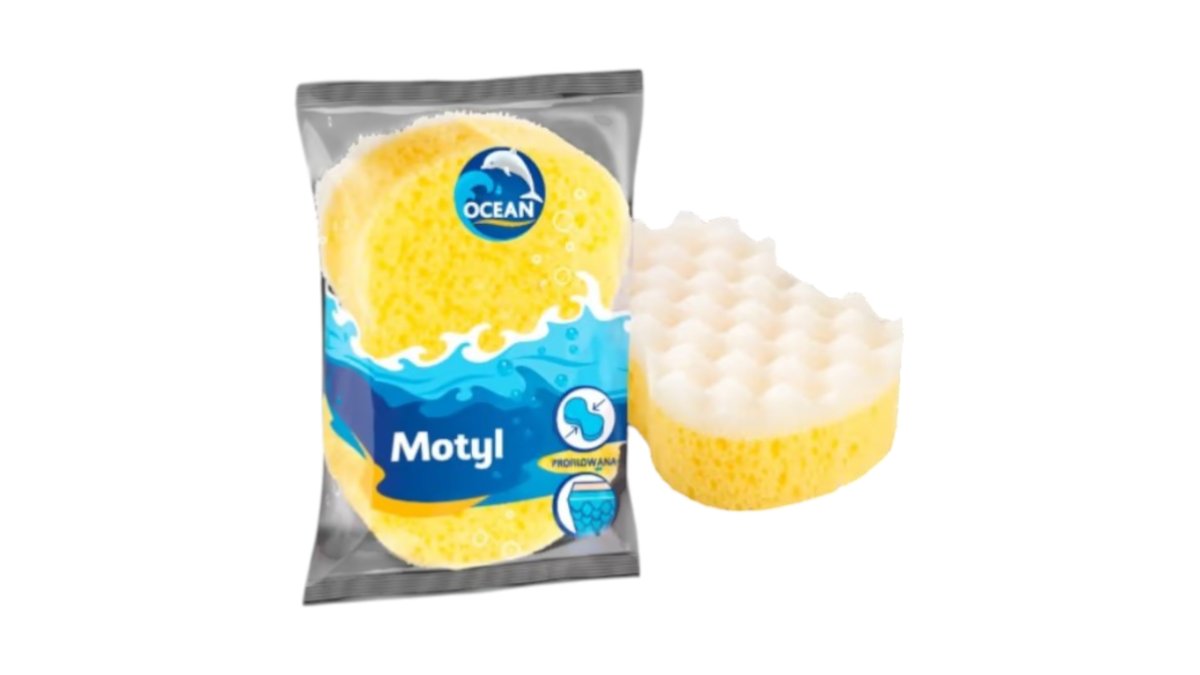 Губка для тела Ocean Motyl массажная