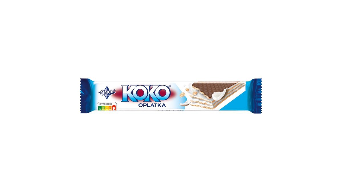 KOKO oplatka s mléčnou polevou 42g