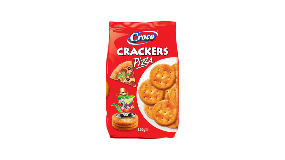 Croco Crackers Pizza 150G