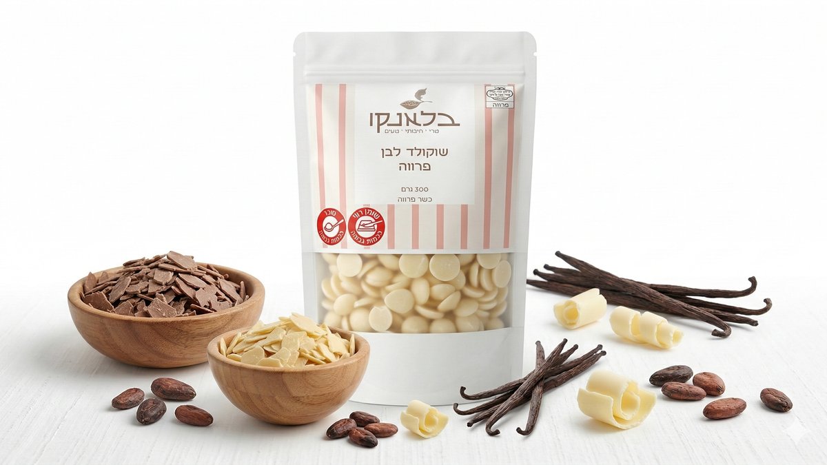 שוקולד לבן פרווה