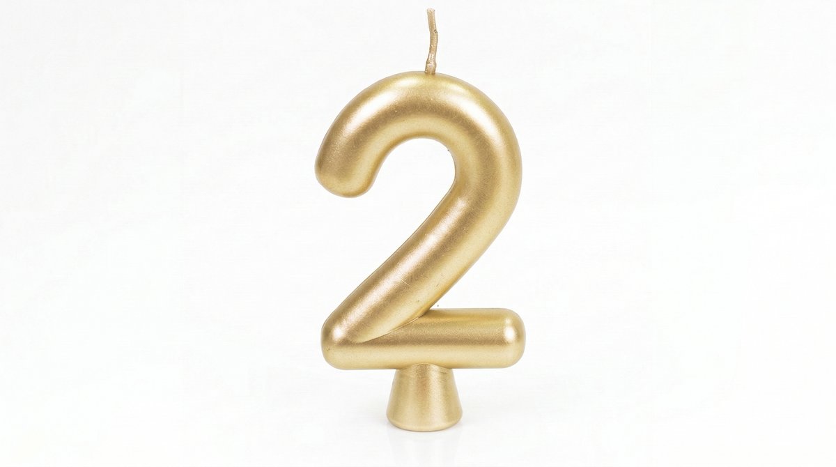 נר ספרה 2  |  זהב