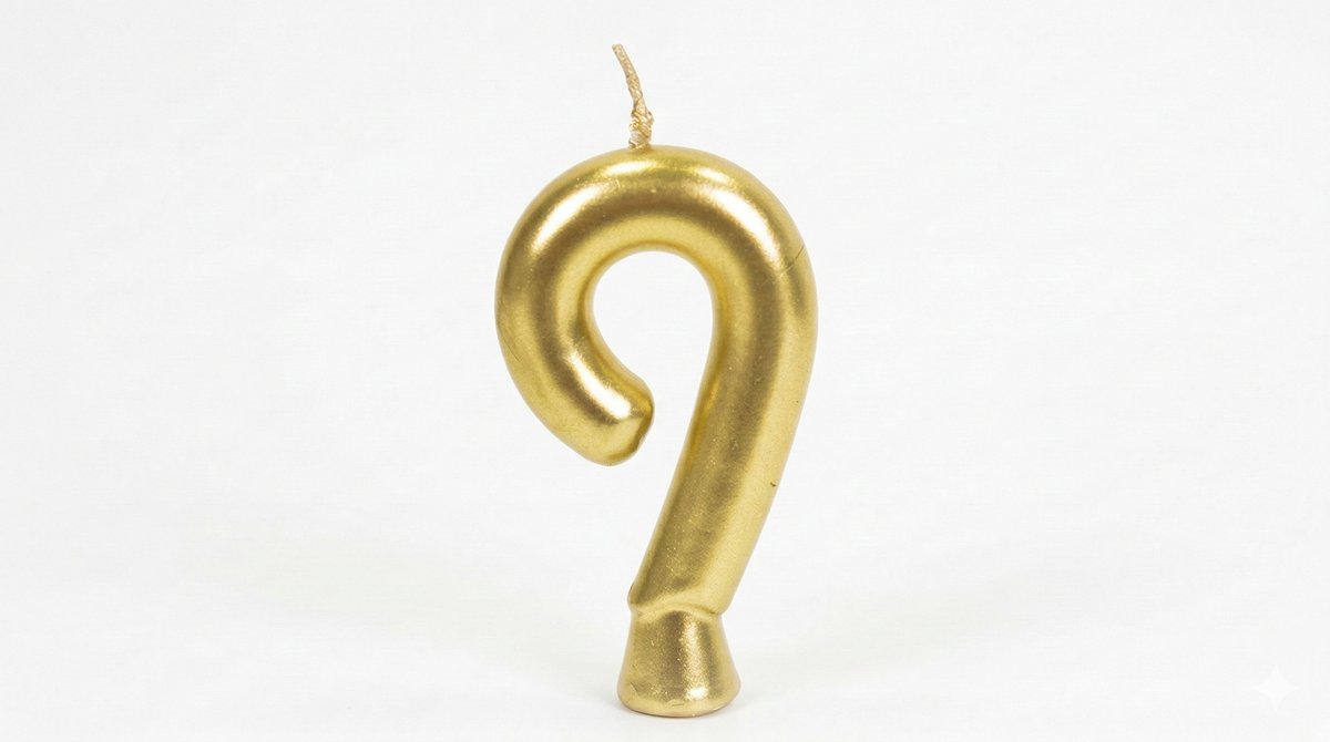 נר ספרה 9  |  זהב