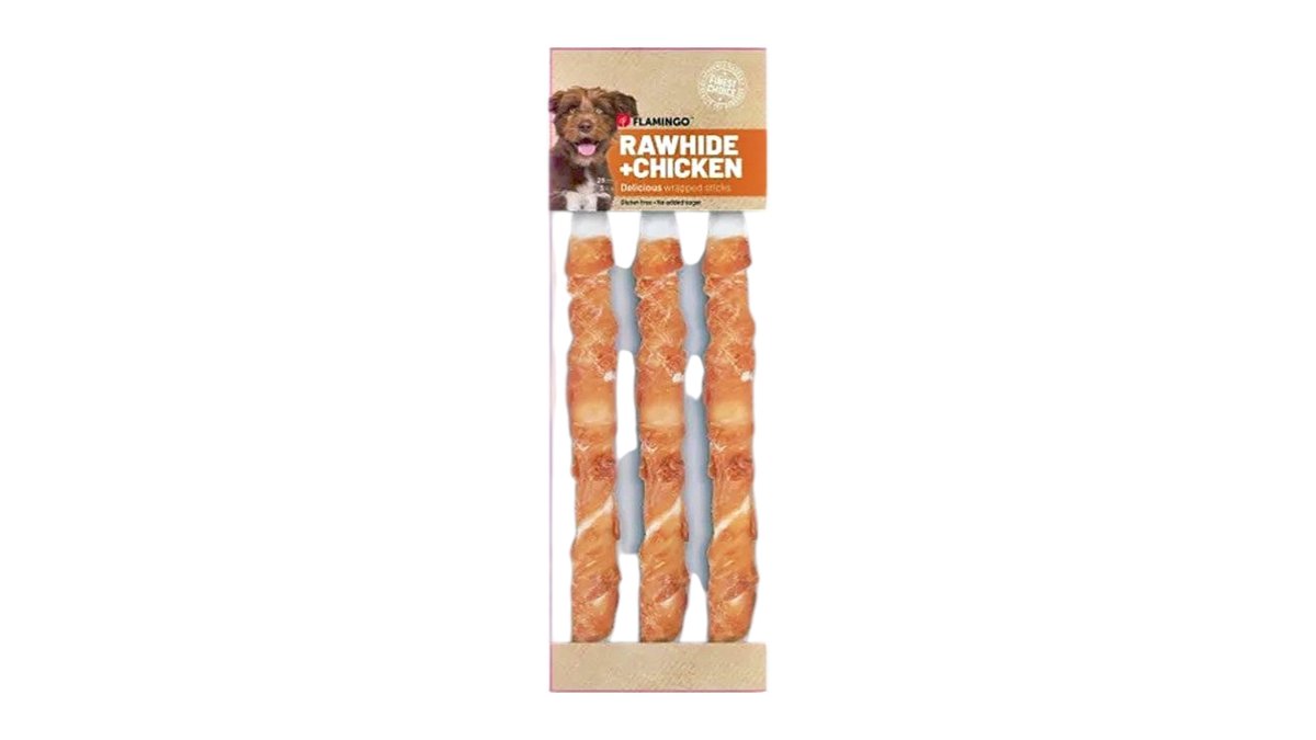 Flamingo Chicken Wrap Stick 28cm – 3pcs/280g