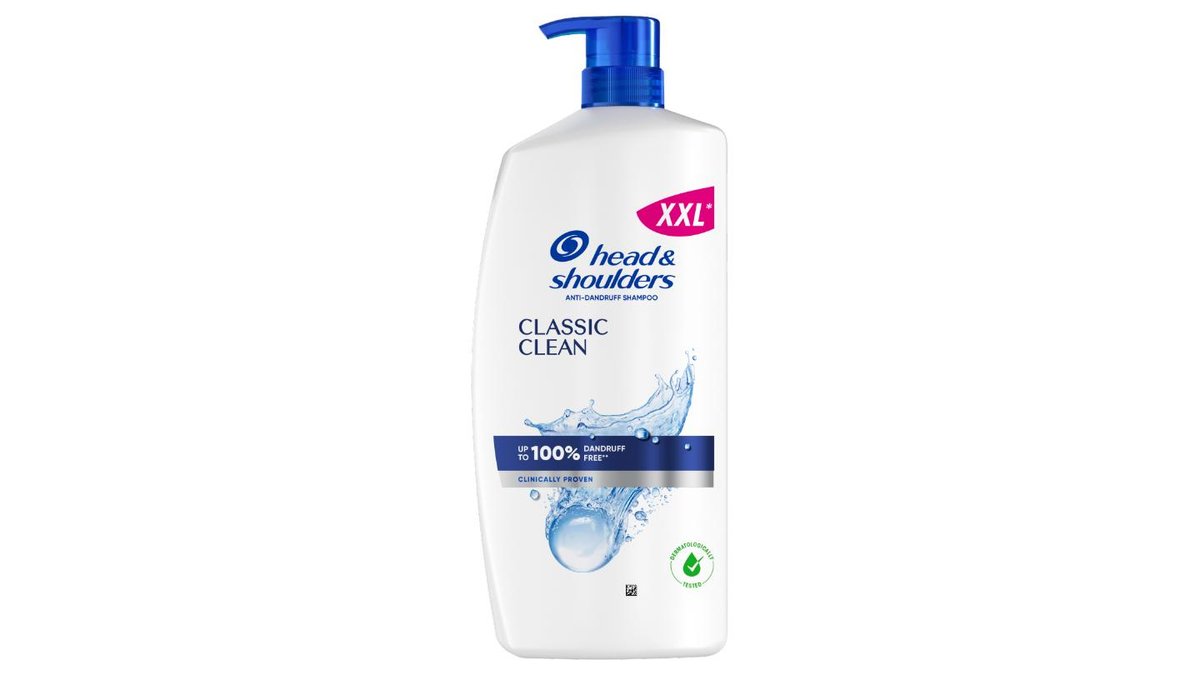 Head & Shoulders Clasic Clean Šampon proti Lupům 800 ml, Každodenní Použití, Pumpička