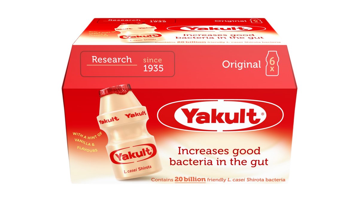 Drikkeyoghurt original 6 x 65 ml, Yakult
