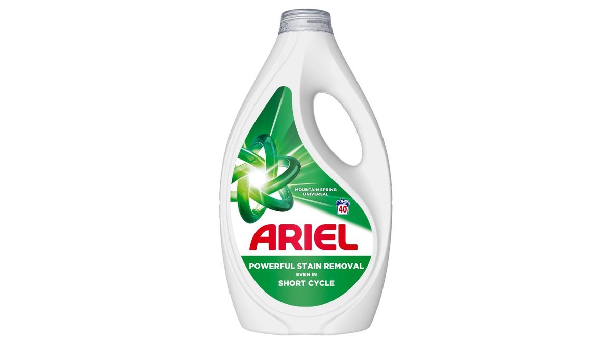 Ariel Tekutý Prací Prostředek Mountain Spring Universal, 1.8l, 40 Praní