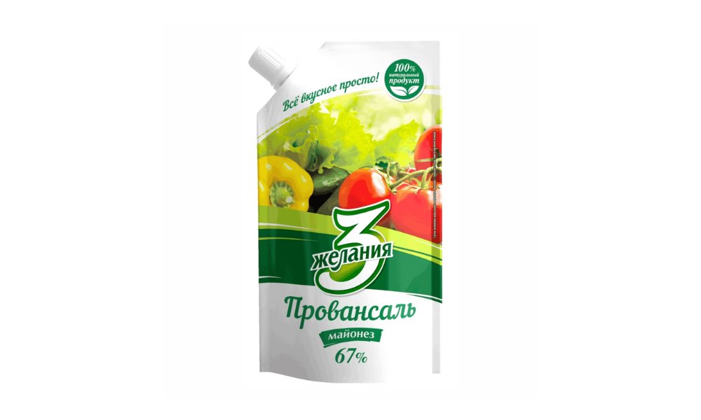 Майонез 3 ЖЕЛАНИЯ Провансаль 40% 380г м/у