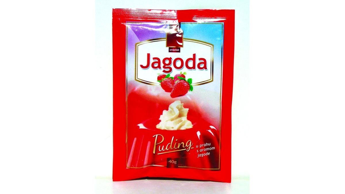 Smiješak puding jagoda 40 g