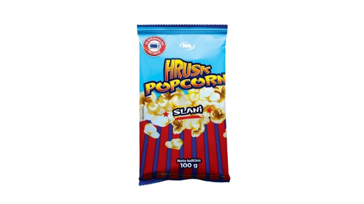 Hrusk kokice za mikrovalnu slane 100 g