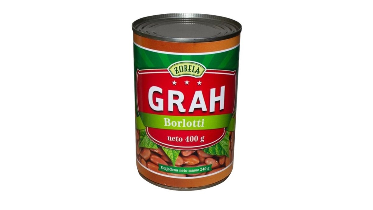 Zorela grah smeđi borlotti 240 g