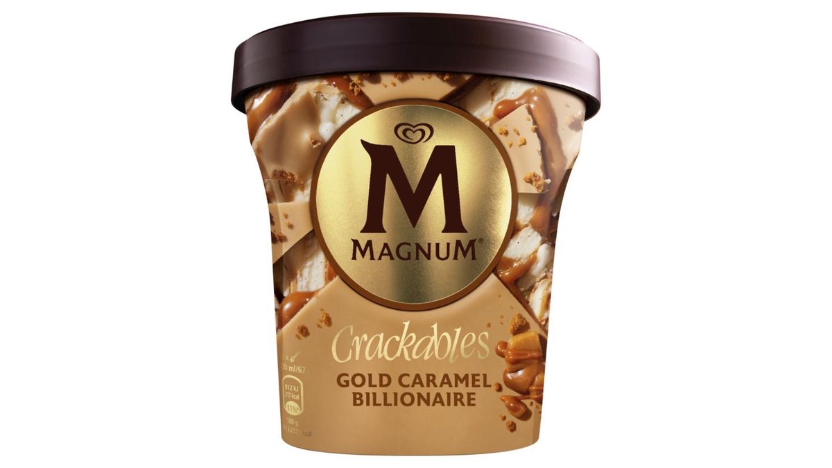 Magnum Crackables Caramel gold billionaire, 440 ml