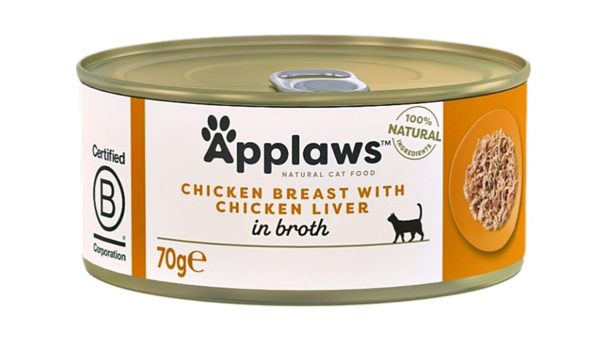 APPLAWS Chicken breast with chicken liver in broth 70gr
