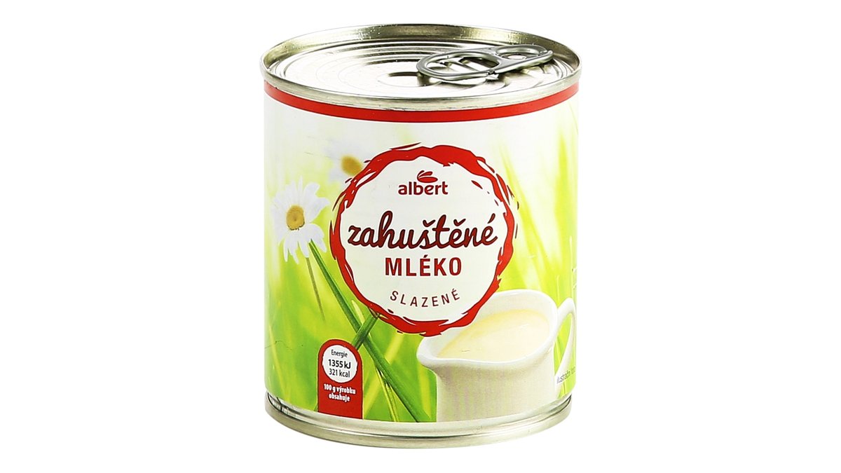 Albert Mléko zahuštěné slazené