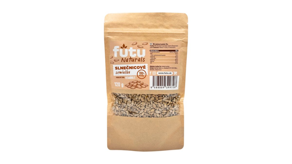 Futu Naturals Slnečnicové semiačka, 120 g