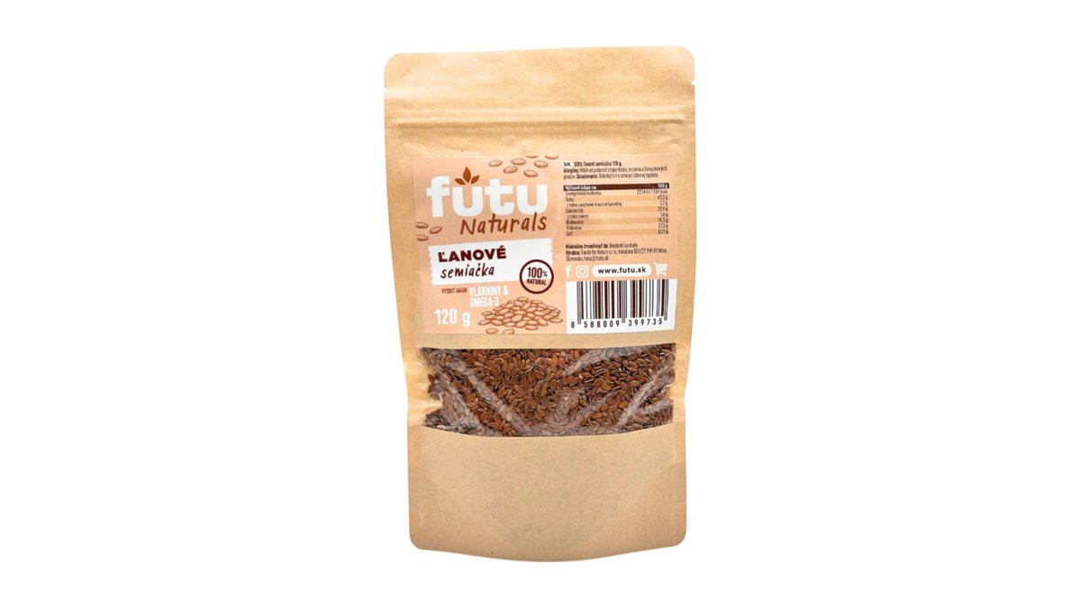 Futu Naturals Ľanové semiačka, 120 g
