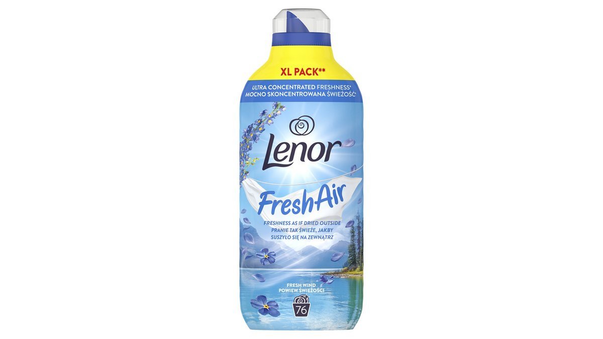 Lenor Fresh Wind omekšivač za rublje 76 pranja, 1,064 l