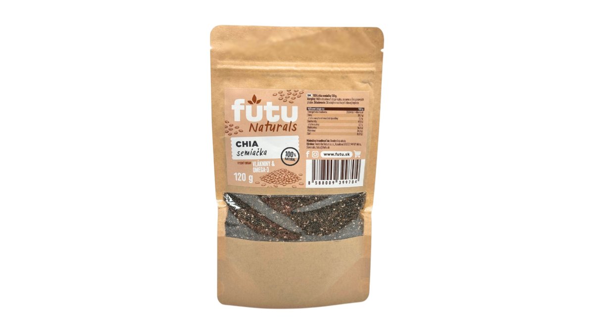 Futu Naturals Chia semiačka, 120 g