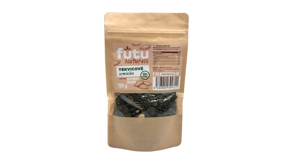 Futu Naturals Tekvicové semiačka, 120 g