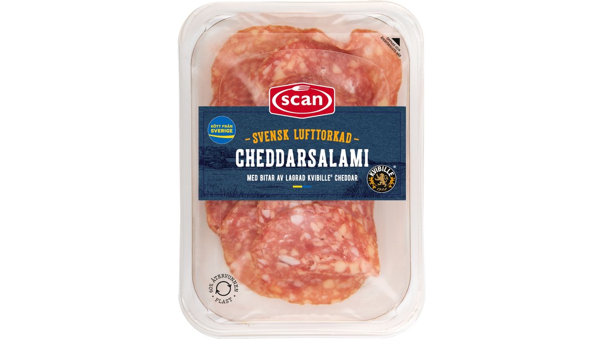 Scan Cheddarsalami, 75 g