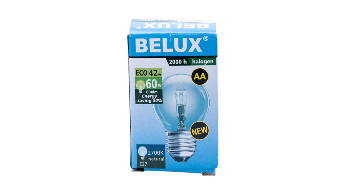 Llamp  60W Halogen Belux