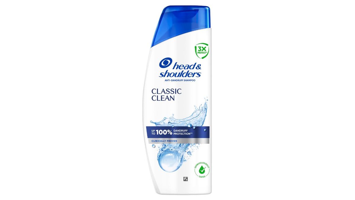 Head & Shoulders Classic Clean Šampon Proti Lupům 250 ml. Působí proti Lupům, Mastnotě a Svědivosti