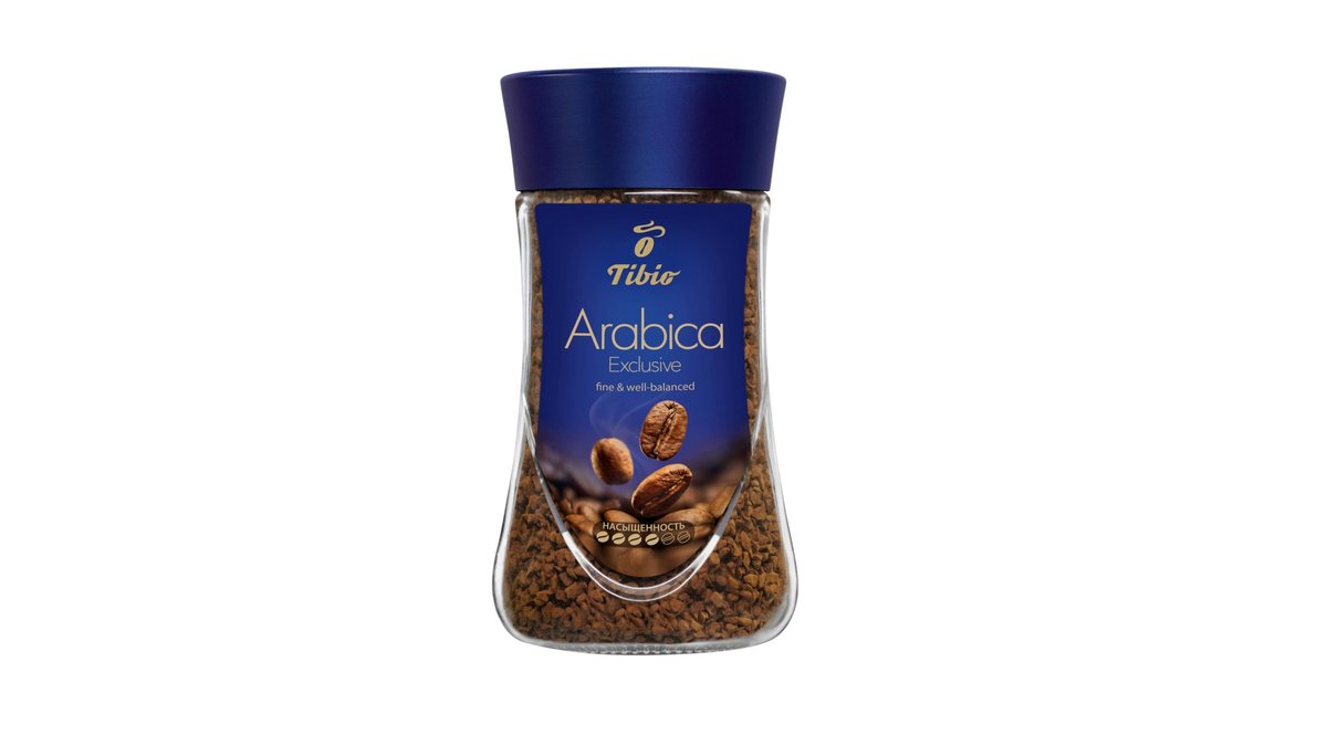 Кофе растворимый TIBIO Арабика Эксклюзив 95 г
