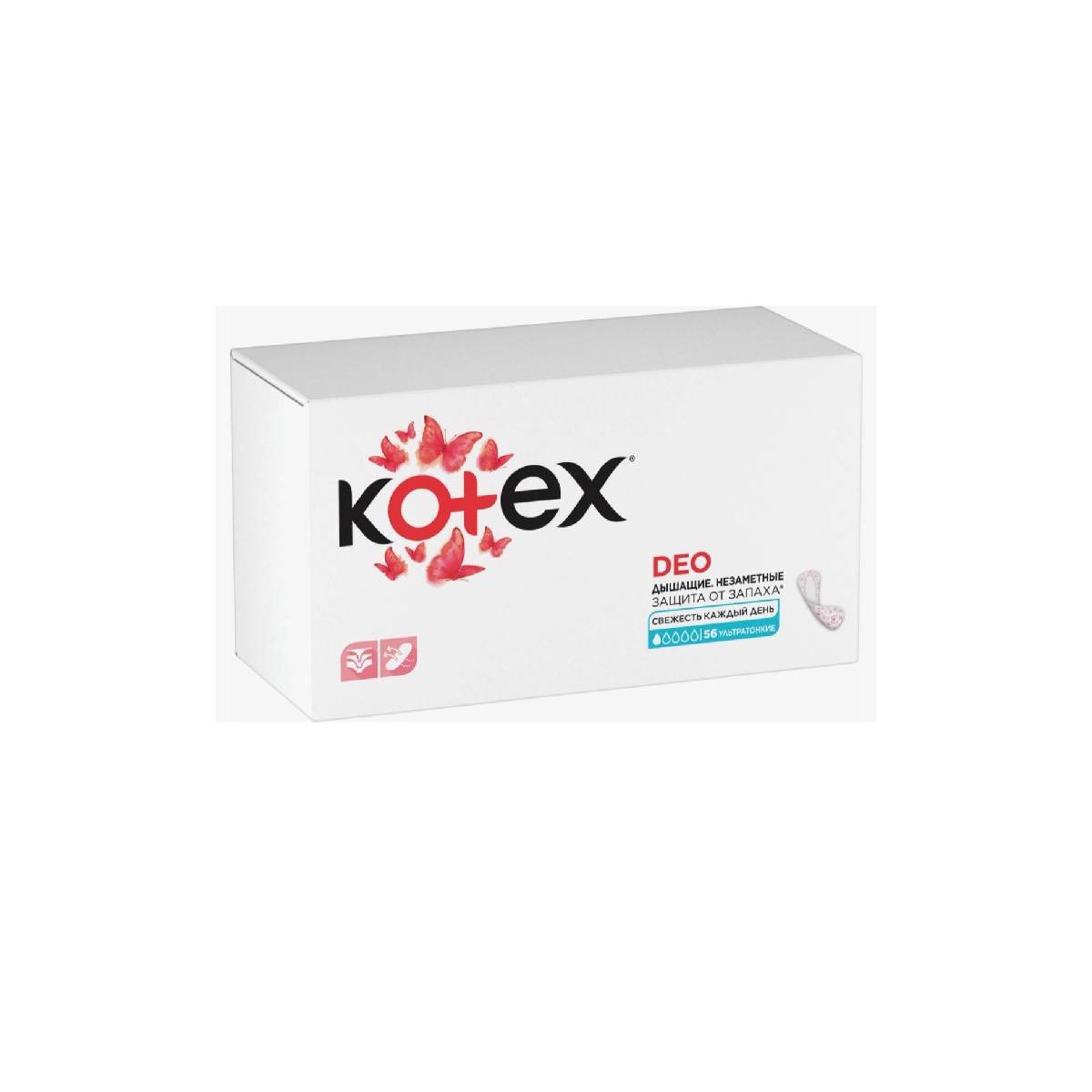Прокладки ежедневные Kotex superslim liners 56шт
