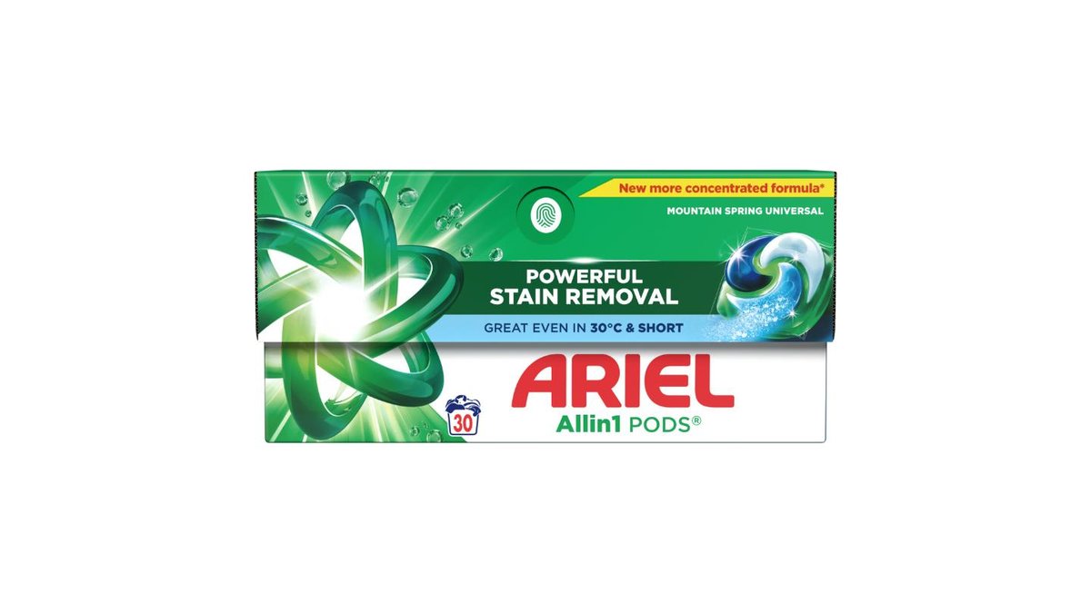 Ariel kapsle Mountain Spring krabice, 30 ks