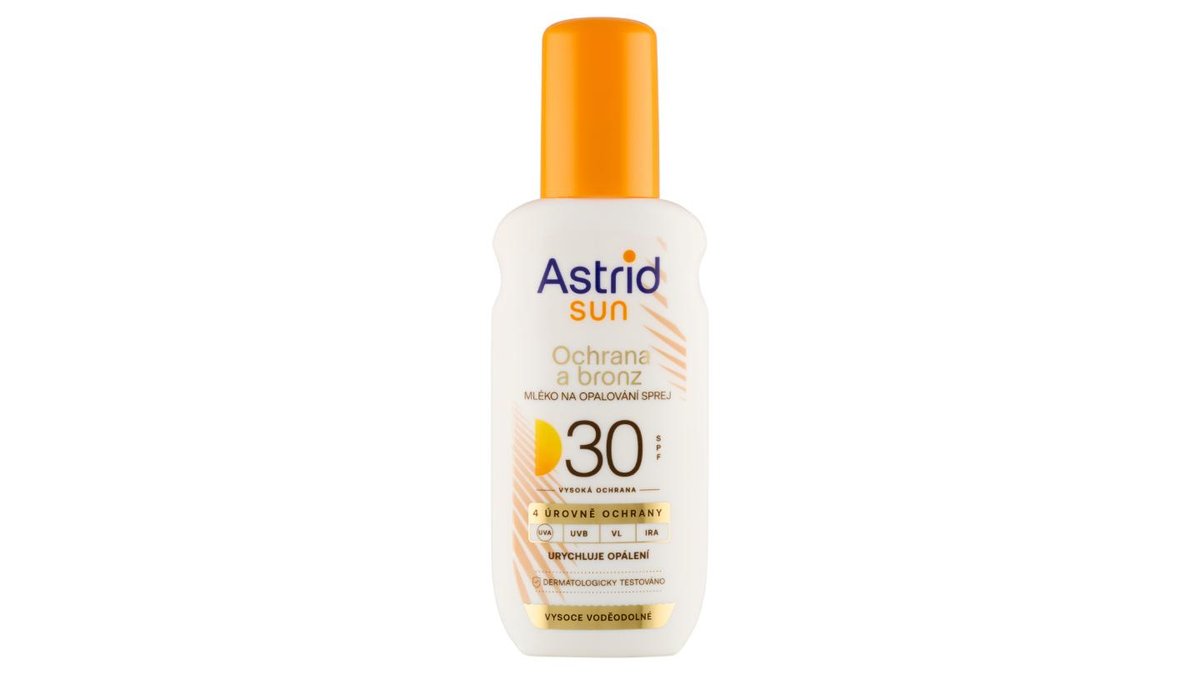 Astrid Sun Mlieko na opaľovanie v spreji SPF 30 150 ml