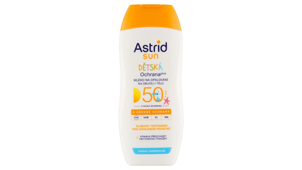 Astrid Sun Detské mlieko na opaľovanie OF 50 200 ml