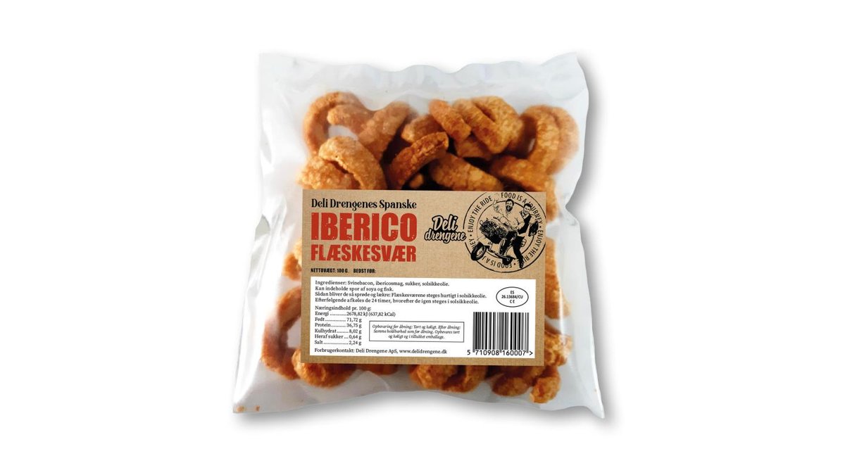 Iberico flæskesvær 100 g